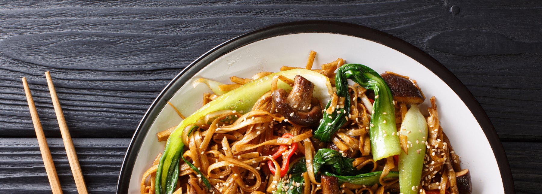Shiitake met gember in de wok