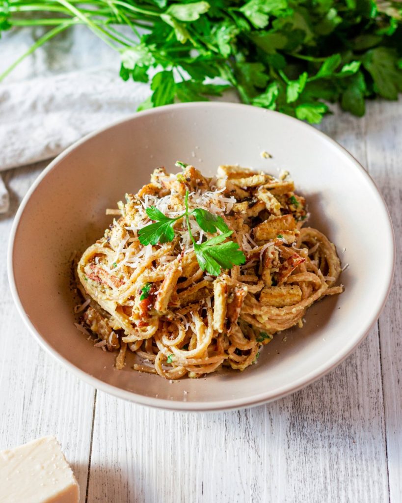 Vegan Pasta Carbonara